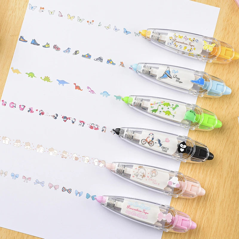 1pc cute DIY patterned decorative Design Correction Tape - Perfect for Decorating Diaries and School Supplies