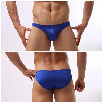 Men Briefs Underpants Sexy Underwear Male Bulge Pouch Mens Bikini Low Rise Panties hombre Mini cueca Solid Color