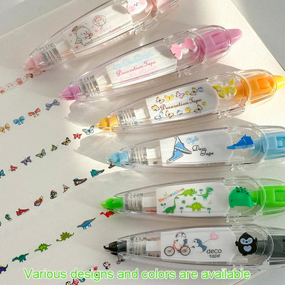 1pc cute DIY patterned decorative Design Correction Tape - Perfect for Decorating Diaries and School Supplies