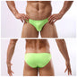 Men Briefs Underpants Sexy Underwear Male Bulge Pouch Mens Bikini Low Rise Panties hombre Mini cueca Solid Color