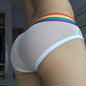Sexy Men Underwear Breathable Mens Briefs Underpants Modal Comfortable Cueca Gay Calzoncillos Slips Hombre Rainbow Male Panties