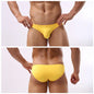 Men Briefs Underpants Sexy Underwear Male Bulge Pouch Mens Bikini Low Rise Panties hombre Mini cueca Solid Color