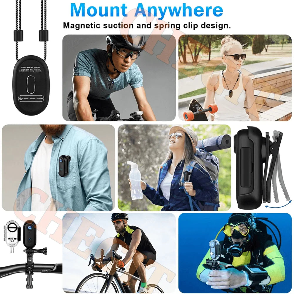 4K FHD 1080P Outdoor Sports Camera In Helmet Motorcycle Bike Sport Mini Filming Bicycle Action Body Cam And Video Recording